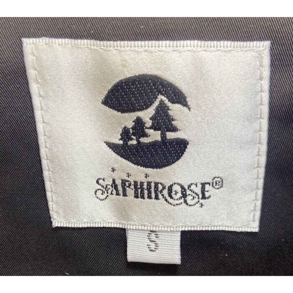 SaphiRose Women's Long Hooded Rain Jacket Outdoor Raincoat Windbreaker Sz S NEW - Picture 7 of 15